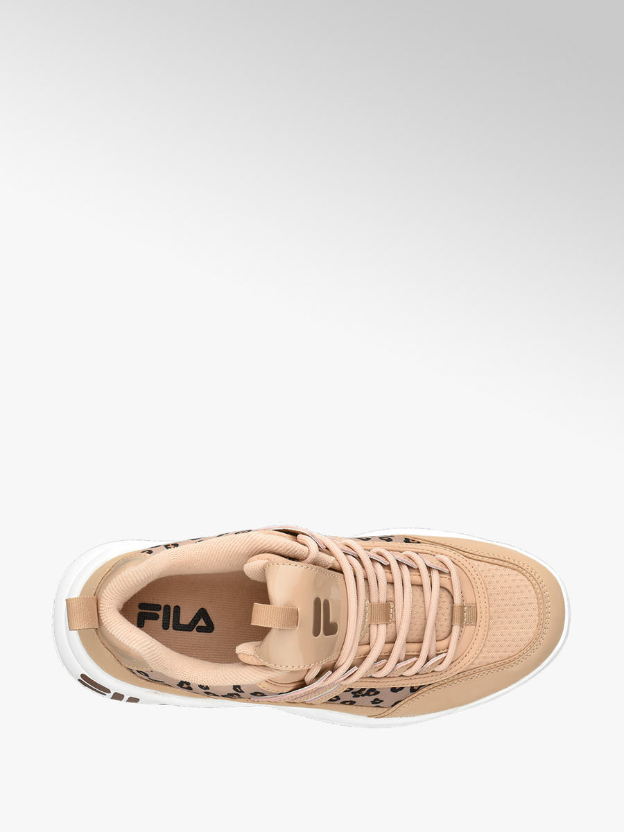 Leopard print fila on sale trainers